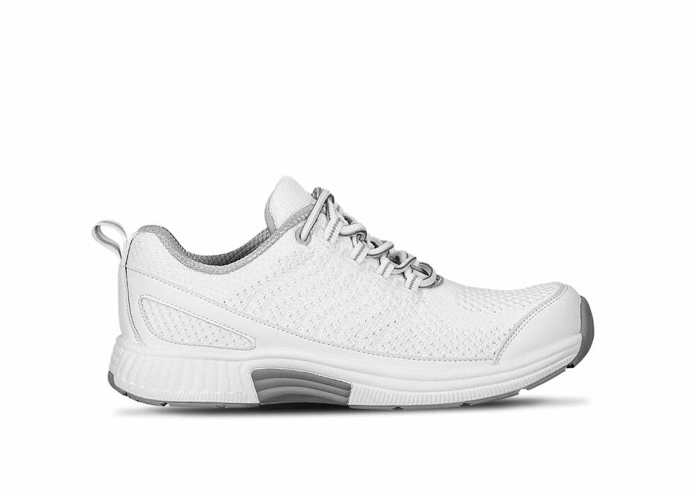 NEW ORTHOFEET women's coral comfort sneaker in white